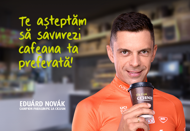 Eduárd Novák este ambasadorul Fresh Corner în România