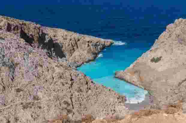 Golful Seitan Limania, insula Creta, Grecia