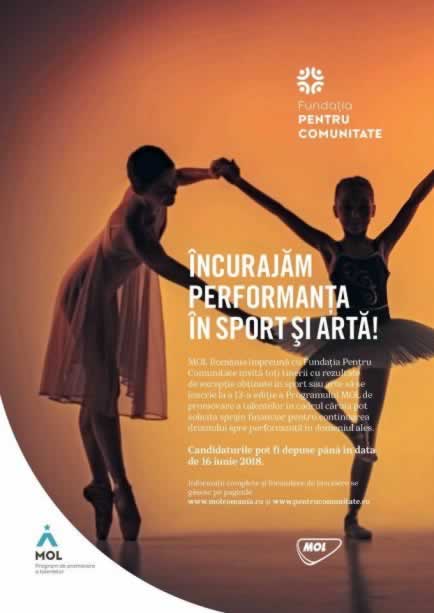 mol românia acordă finanțare pentru sportivi și artiști
