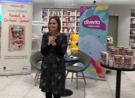 Heddi Goodrich la Bucureşti, lansare Diverta