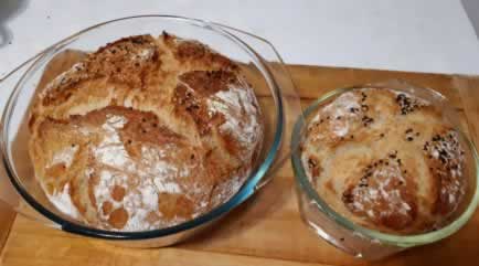 Reţetă de pâine rapidă, fără frământare