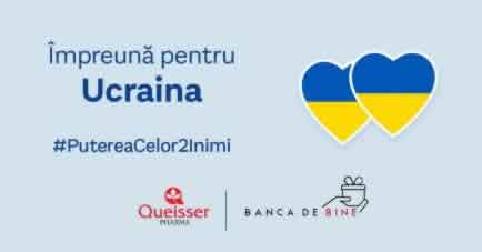 Queisser Pharma România și Asociația Banca de bine ajută refugiații din Ucraina
