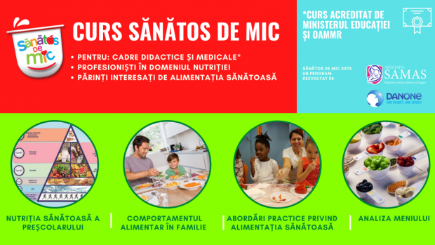 cursul sanatos de mic prima platforma online de educație alimentară