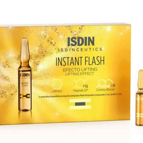 Lifting cu ISDIN Instant Flash fiole