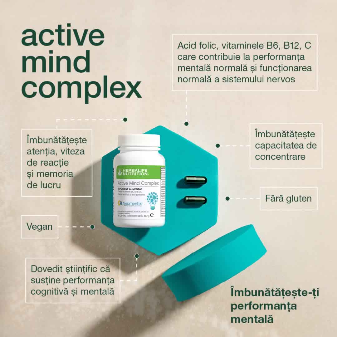 Herbalife lansează Activ Mind Complex, un supliment pentru performanțe mentale ridicate