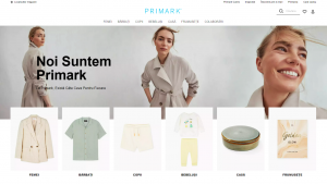 Primark lanseaza un nou website in Romania