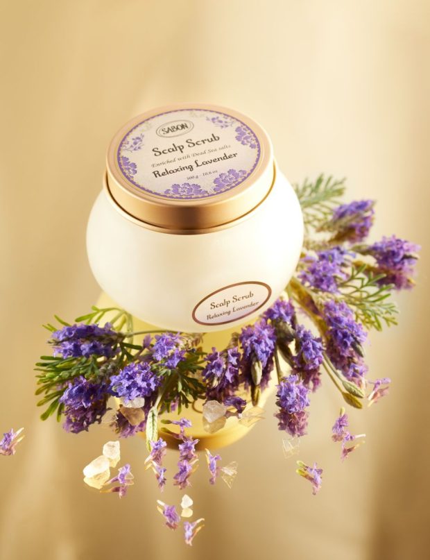 scrub sabon relaxing lavender