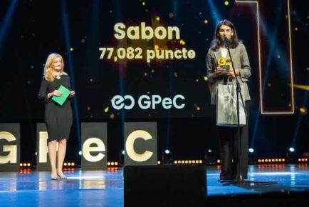 Sabon obține cel mai mare punctaj în cadrul programului GPeC Proficiency, cu un total de 77,082 puncte la Gala Premiilor eCommerce