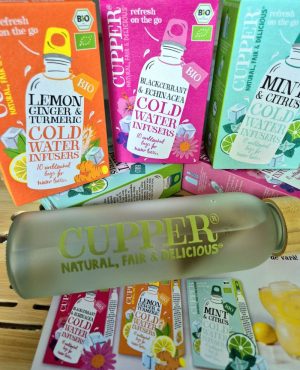 Nutrivita lansează 3 arome de ceai cu apă rece Cupper Bio Cold Infusions
