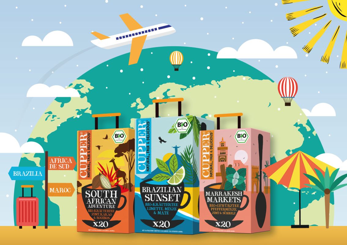În jurul lumii cu noua colecție de ceaiuri CUPPER DESTINAȚII