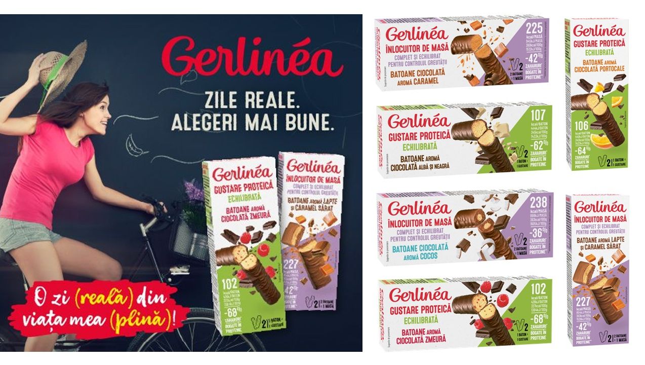 Gerlinéa & Moi batoane proteice practice și savuroase