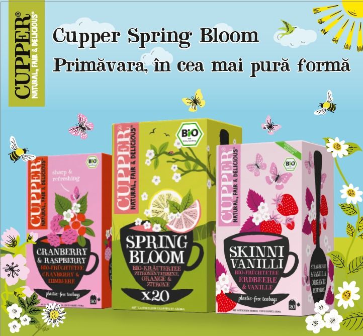 Cupper Spring Bloom, prospețimea primăverii într-o ceașcă de ceai