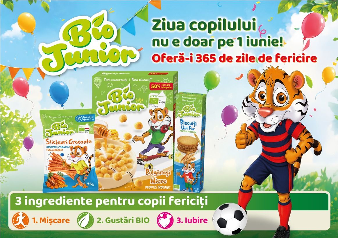 Bio Junior celebrează Ziua copilului cu un manifest pentru părinți
